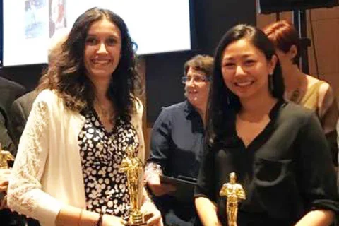 Veena and Debbie Bioiron 2017