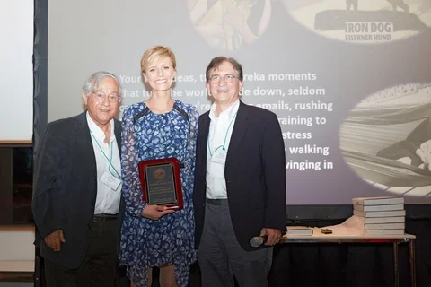 Ella getting a prize