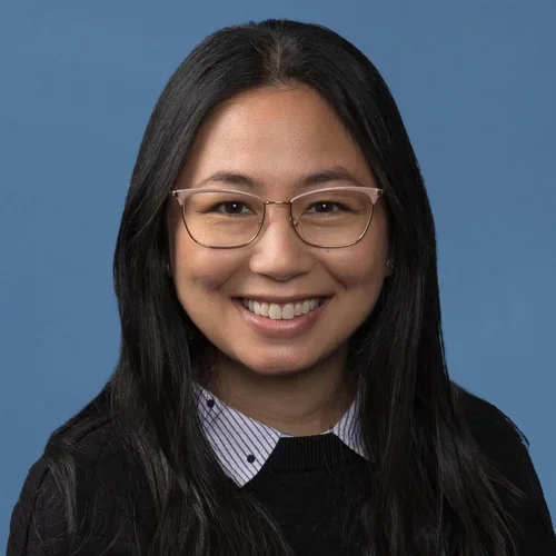Young woman with glasses