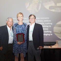 Ella getting a prize